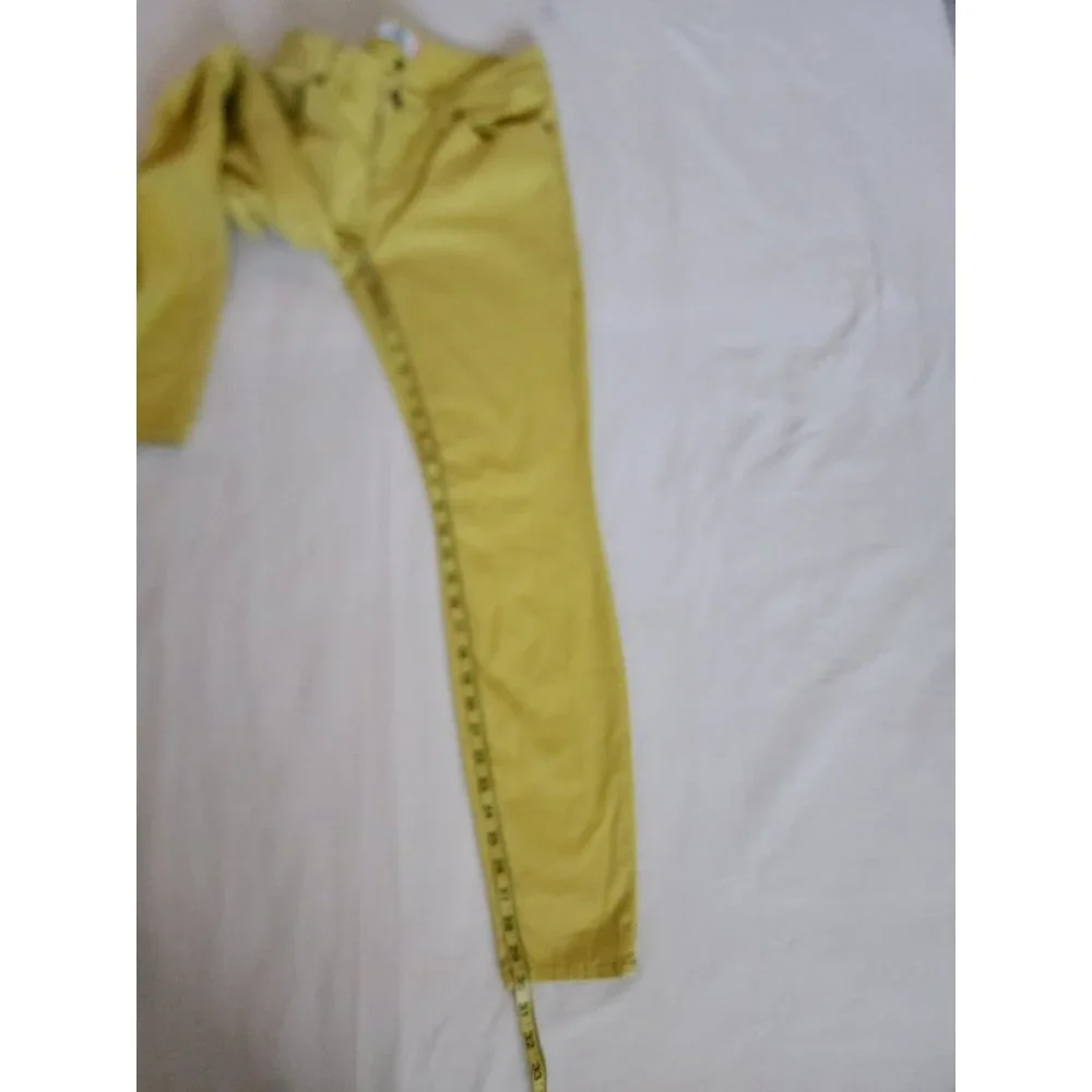 CAbi Women's Cotton Stretch Skinny‎ Denim Jeans Citron, Happy Yellow Size 4 - Picture 6 of 6
